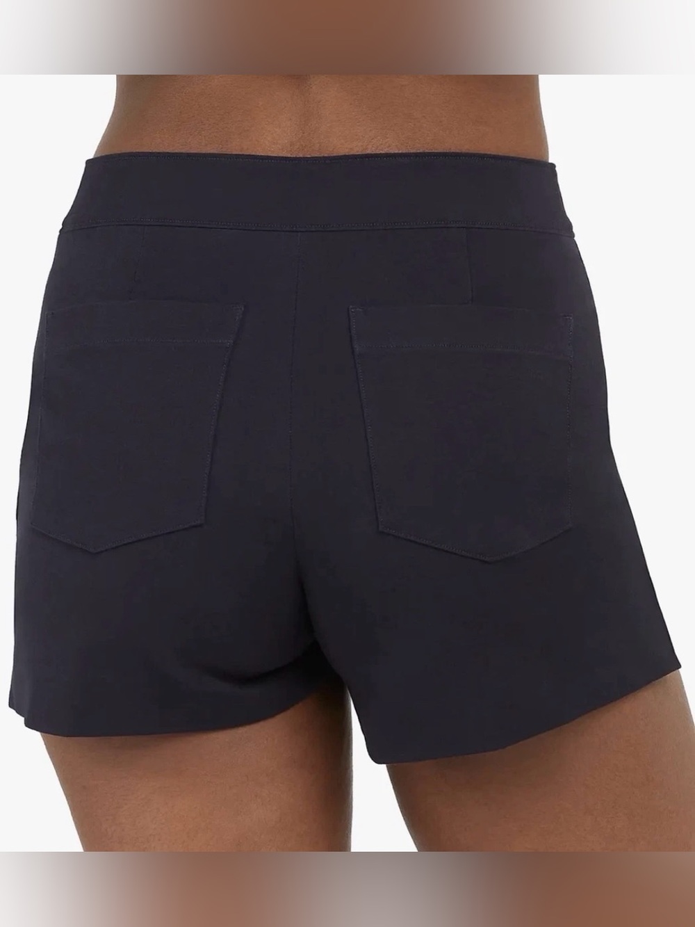SPANX On the Go Shorts 4” Classic Navy NWOT - Picture 3 of 4